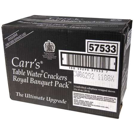 CARRS Carr's Table Water Crackers Royal Banquet Pack Crackers 8.81 oz., PK12 5929057533